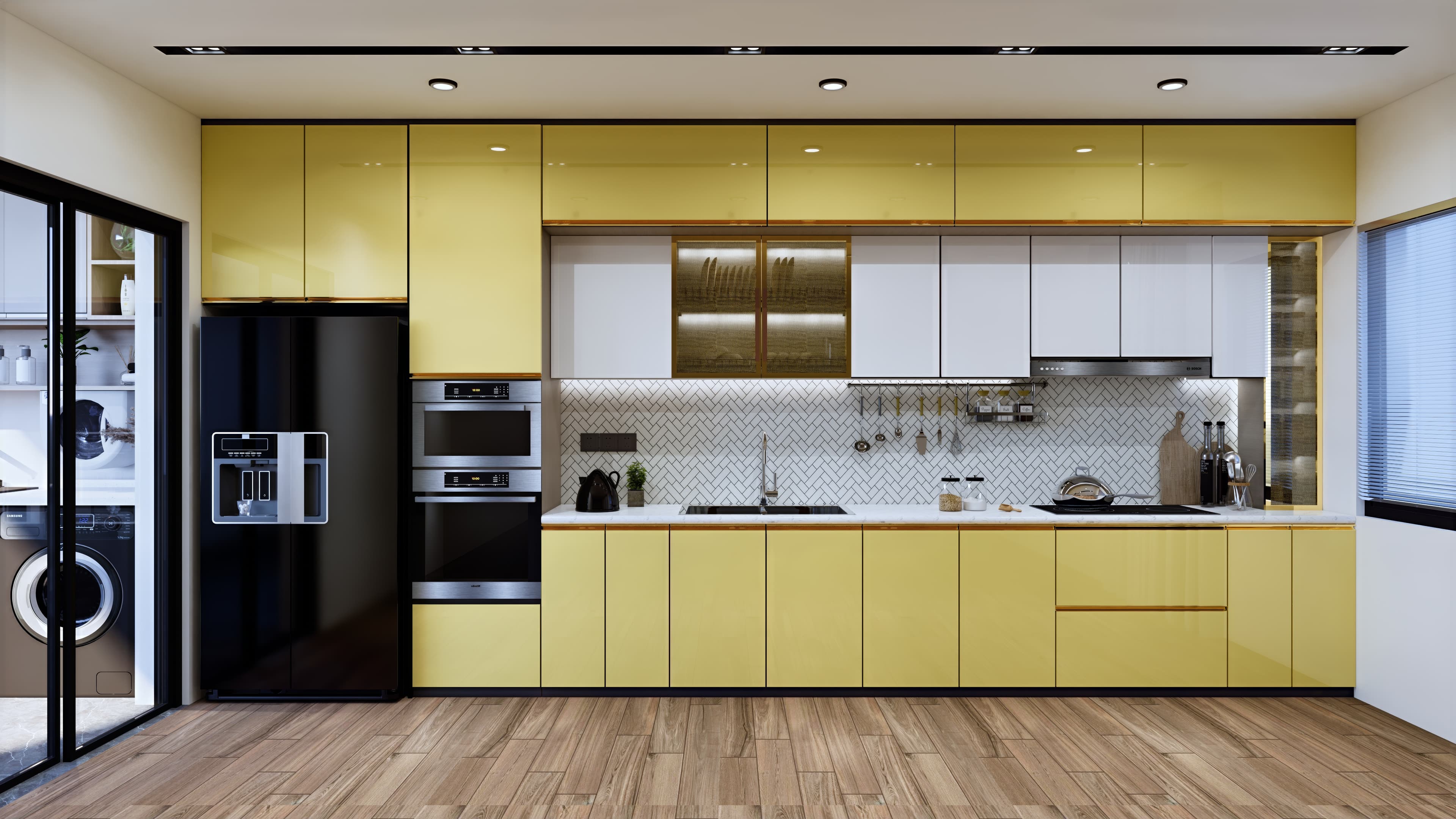 Straight Kitchen Design